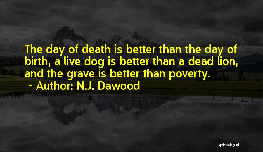 A Dog's Death Quotes By N.J. Dawood