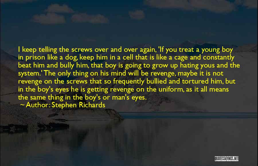 A Dog's Eyes Quotes By Stephen Richards