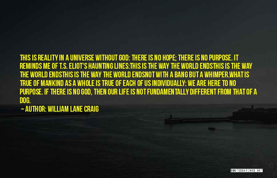 A Dog's Purpose Quotes By William Lane Craig