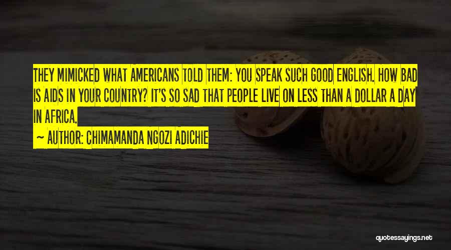 A Dollar A Day Quotes By Chimamanda Ngozi Adichie