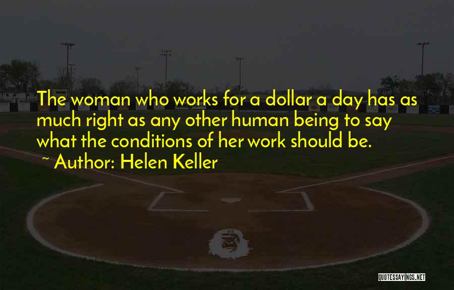 A Dollar A Day Quotes By Helen Keller