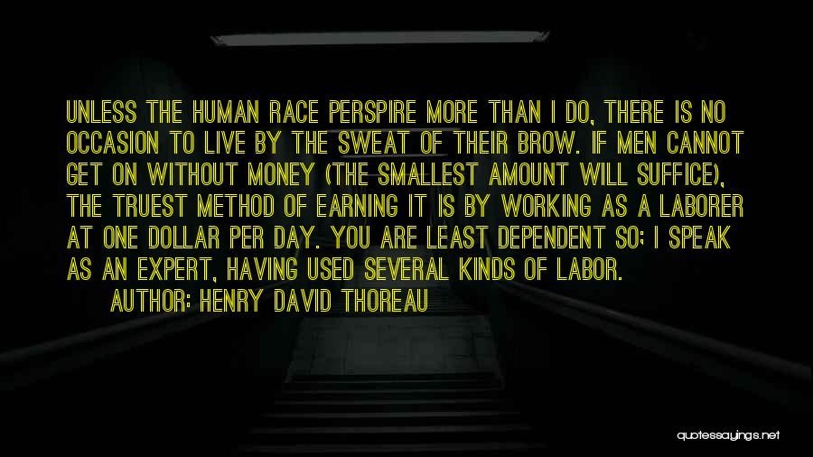 A Dollar A Day Quotes By Henry David Thoreau