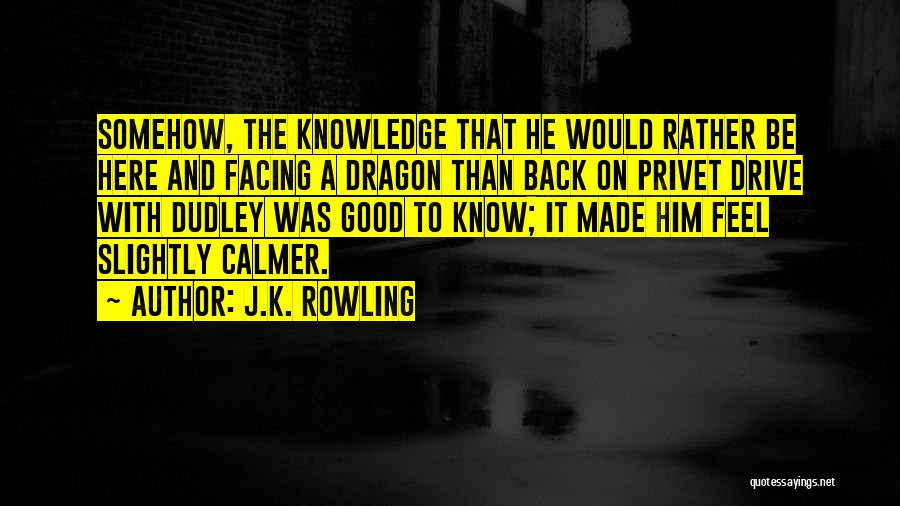 A Dragon Quotes By J.K. Rowling