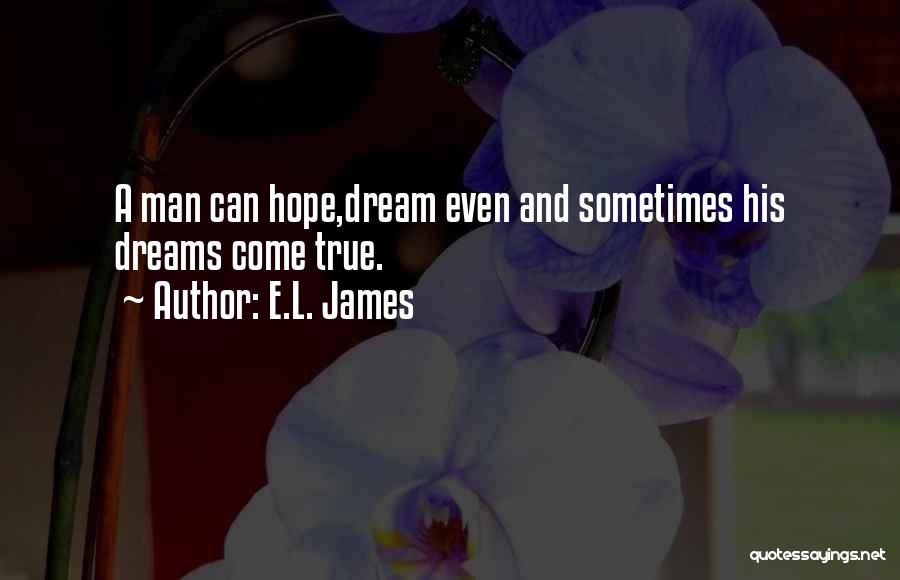 A Dream Come True Quotes By E.L. James