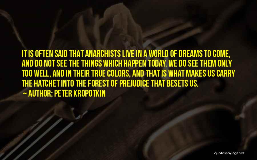 A Dream Come True Quotes By Peter Kropotkin