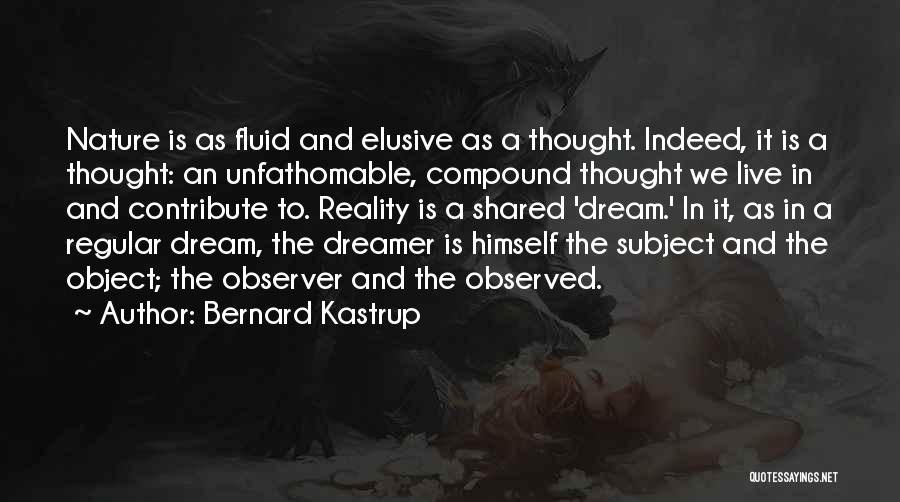 A Dreamer Quotes By Bernard Kastrup