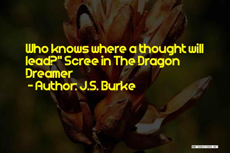 A Dreamer Quotes By J.S. Burke