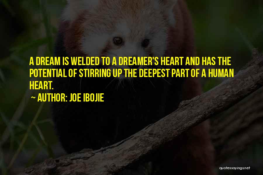 A Dreamer Quotes By Joe Ibojie