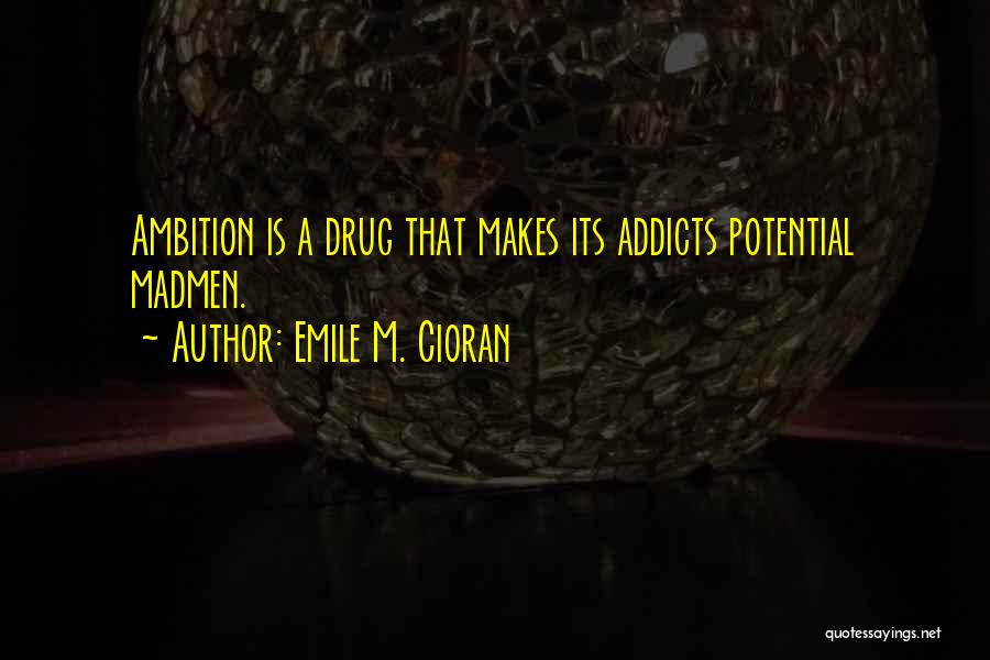 A Drug Addict Quotes By Emile M. Cioran