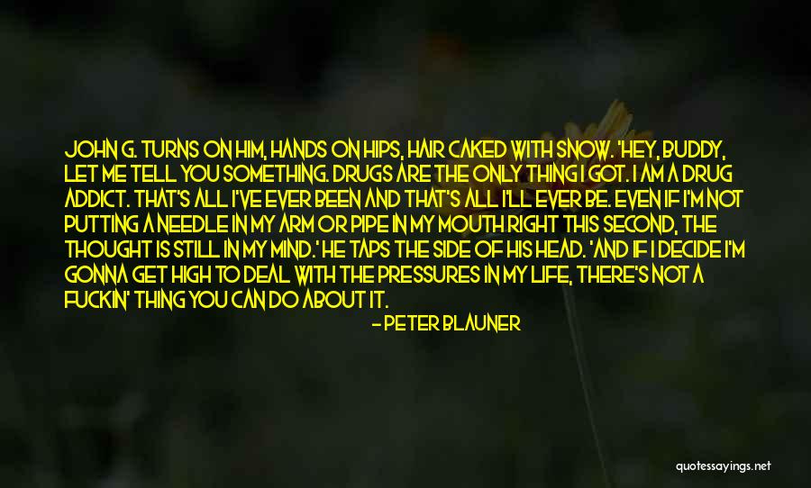 A Drug Addict Quotes By Peter Blauner