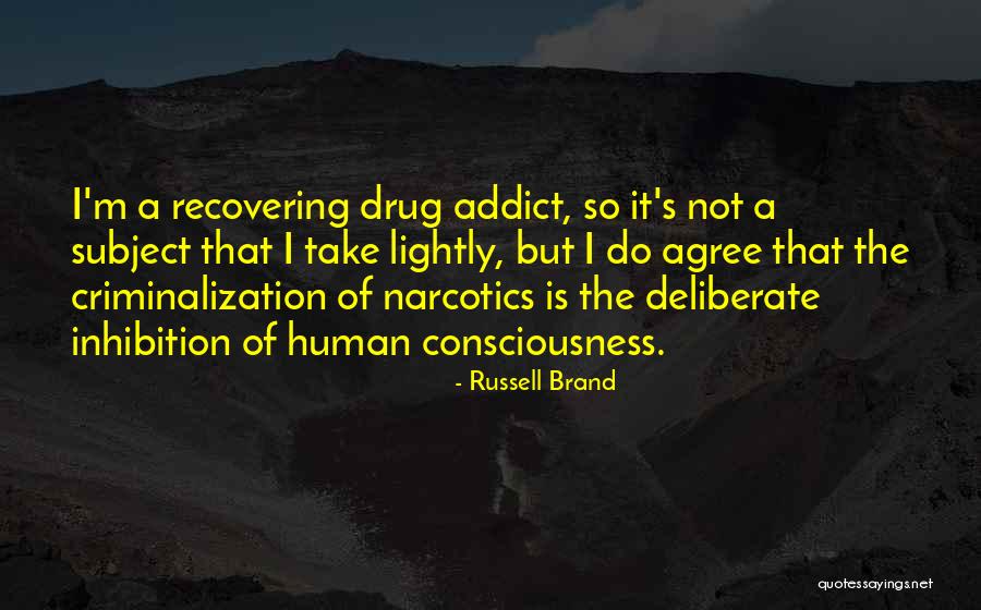 A Drug Addict Quotes By Russell Brand