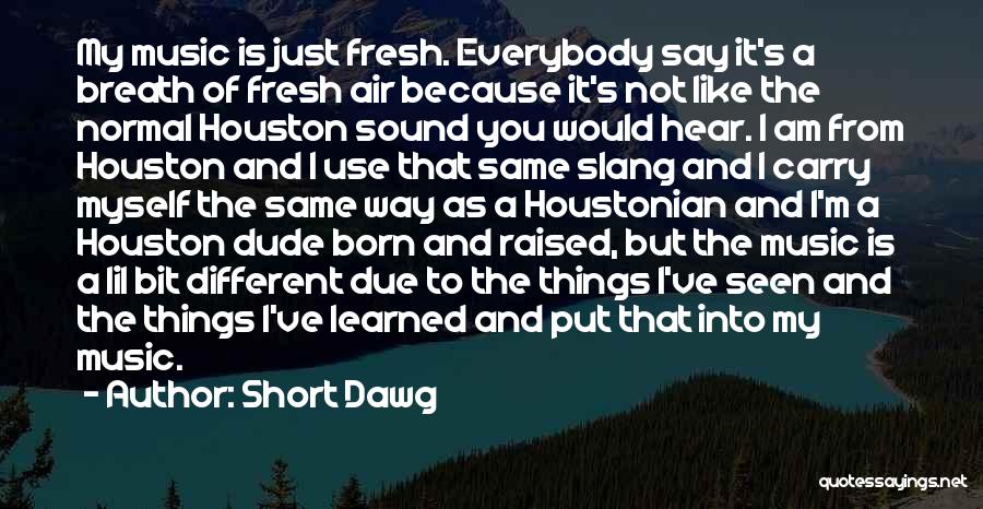 A Dude You Like Quotes By Short Dawg