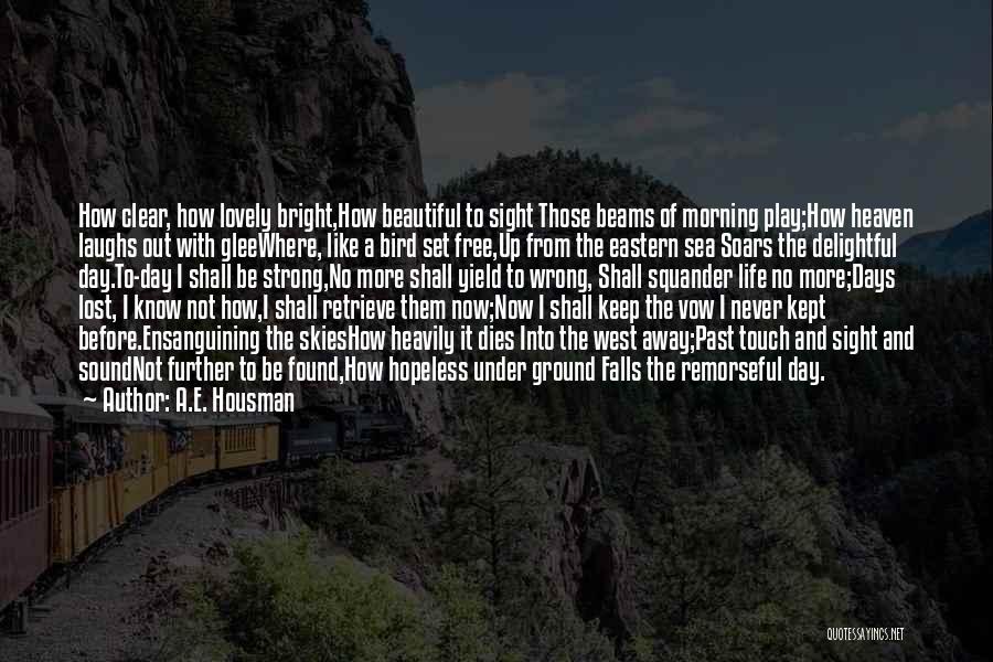 A.E. Housman Quotes 1363487