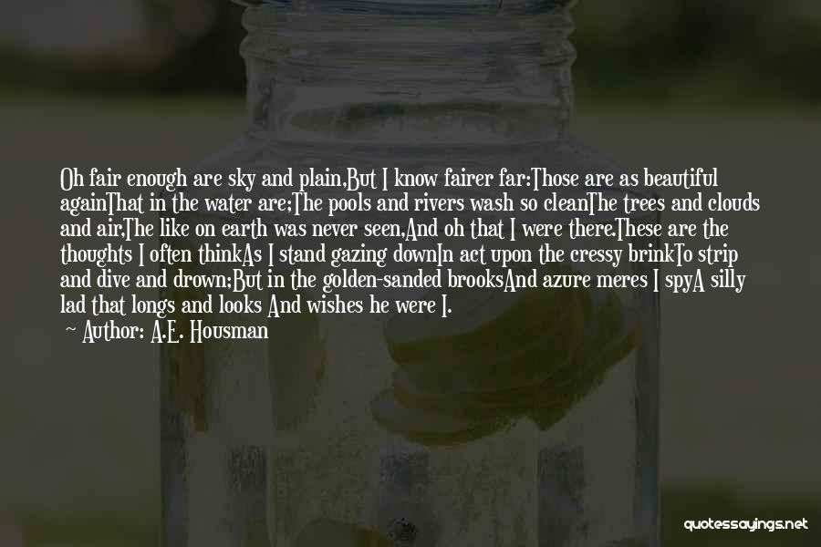 A.E. Housman Quotes 347701