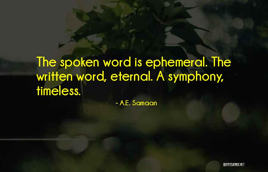 A.E. Samaan Quotes 737014