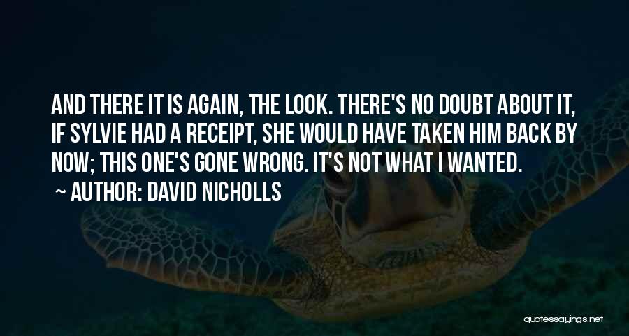 A Ending Relationship Quotes By David Nicholls