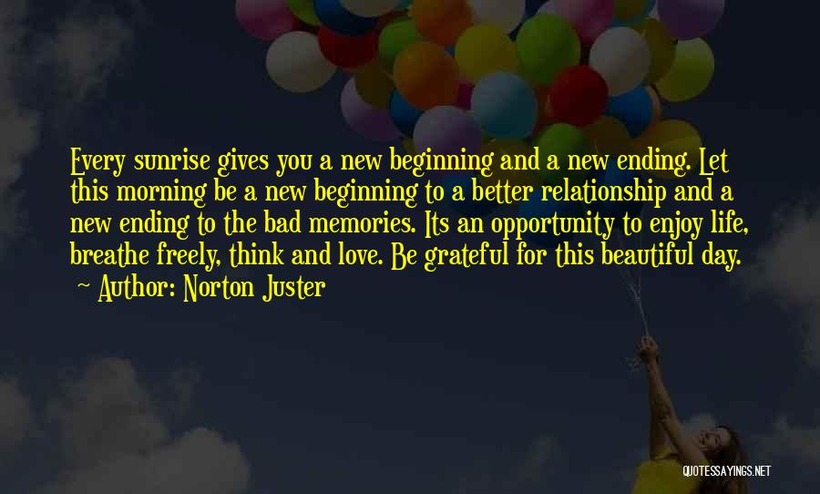 A Ending Relationship Quotes By Norton Juster