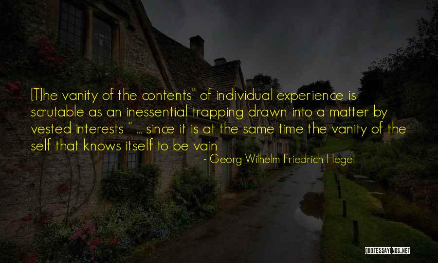 A Experience Quotes By Georg Wilhelm Friedrich Hegel