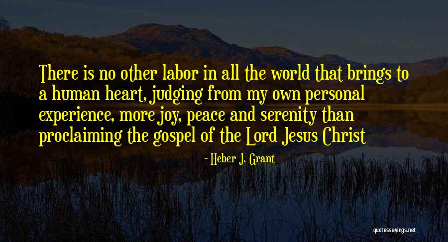 A Experience Quotes By Heber J. Grant