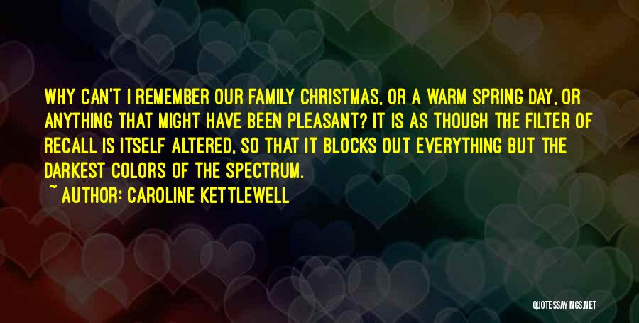 A Family Christmas Quotes By Caroline Kettlewell