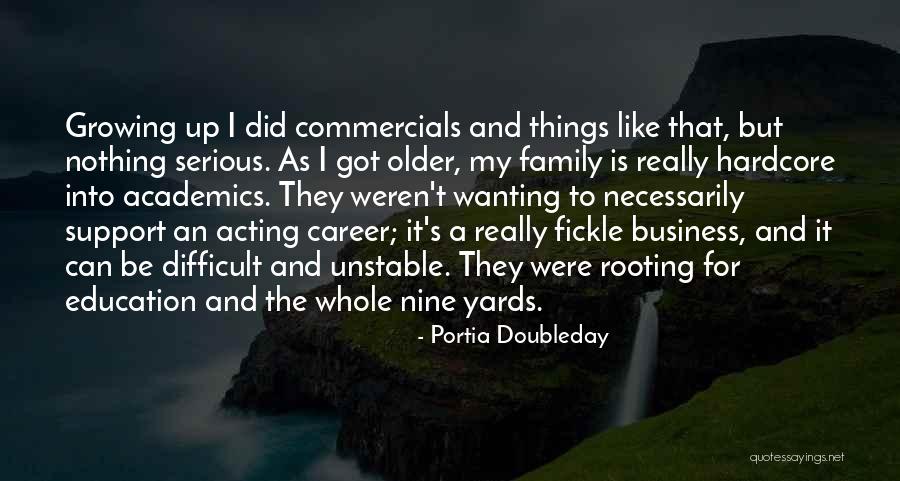 A Family Growing Quotes By Portia Doubleday A Family Growing Quotes By Portia Doubleday