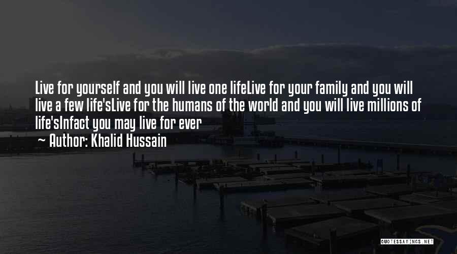 A Family Inspirational Quotes By Khalid Hussain