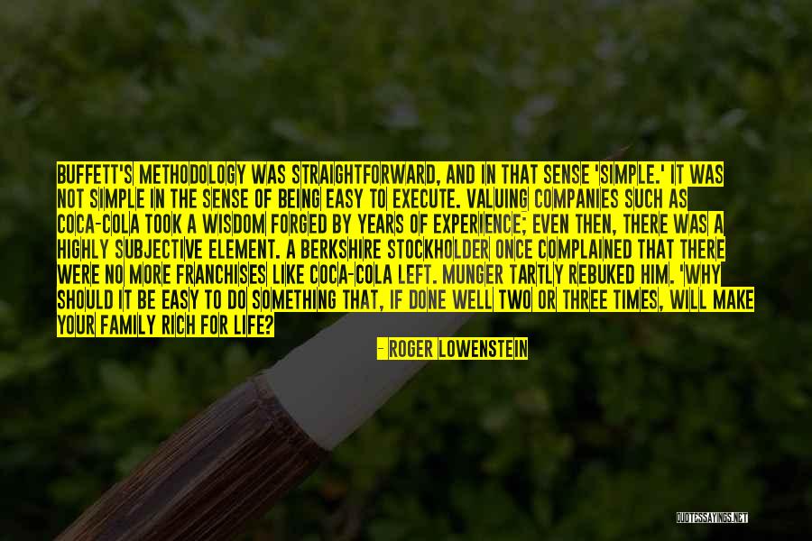 A Family Of Three Quotes By Roger Lowenstein