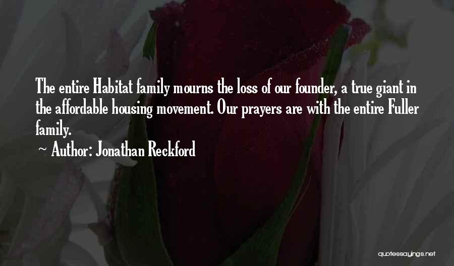 A Family Prayer Quotes By Jonathan Reckford