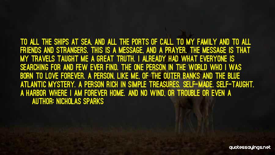 A Family Prayer Quotes By Nicholas Sparks