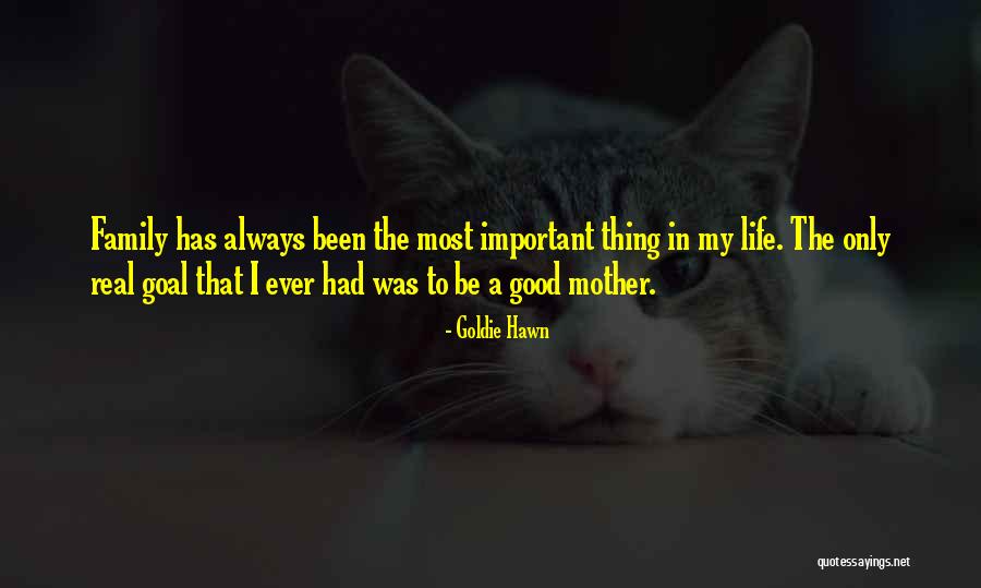 A Family Quotes By Goldie Hawn A Family Quotes By Goldie Hawn
