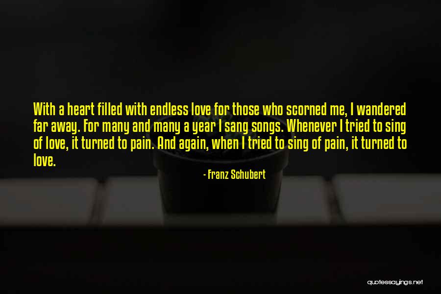 A Far Away Love Quotes By Franz Schubert A Far Away Love Quotes By Franz Schubert
