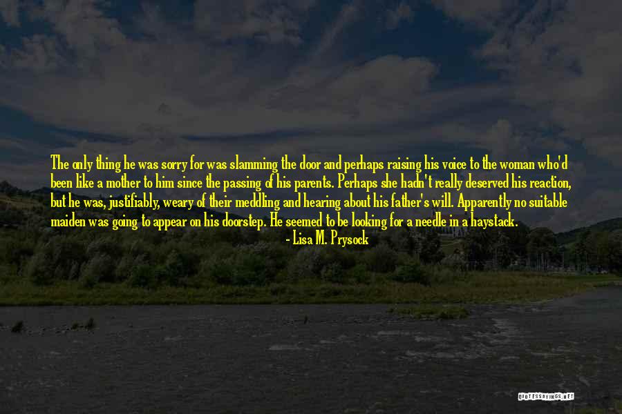 A Father Passing Quotes By Lisa M. Prysock