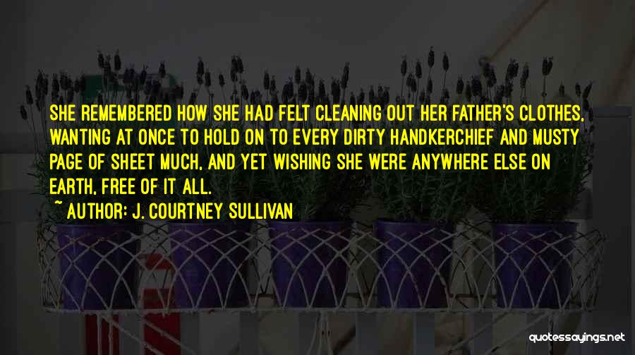 A Father's Death Quotes By J. Courtney Sullivan