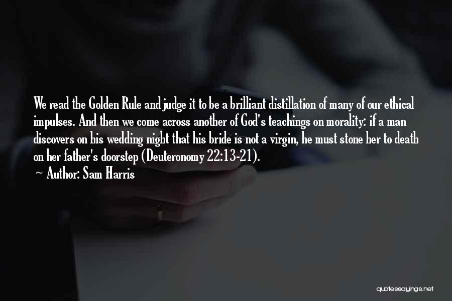 A Father's Death Quotes By Sam Harris