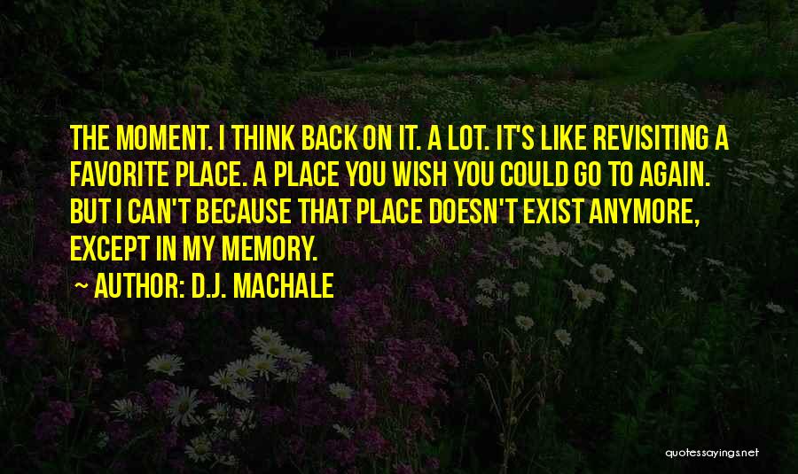 A Favorite Place Quotes By D.J. MacHale