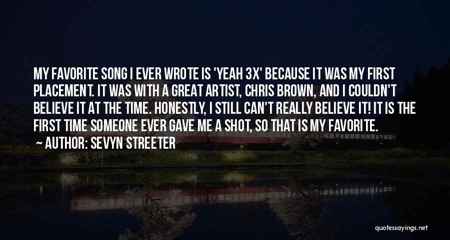 A Favorite Song Quotes By Sevyn Streeter