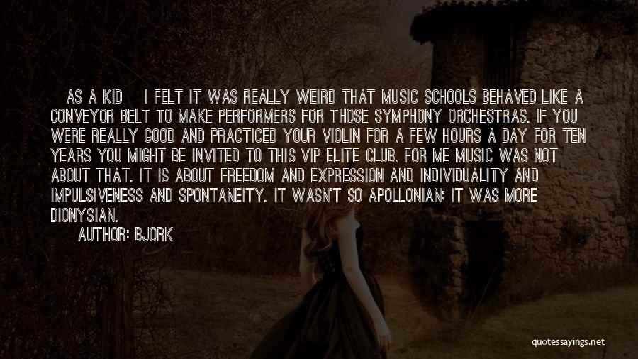 A Few Good Me Quotes By Bjork