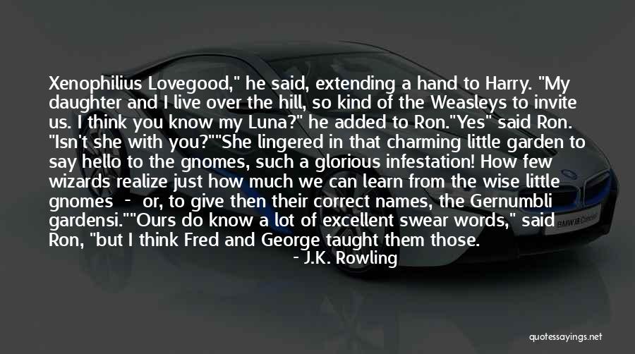 A Few Kind Words Quotes By J.K. Rowling