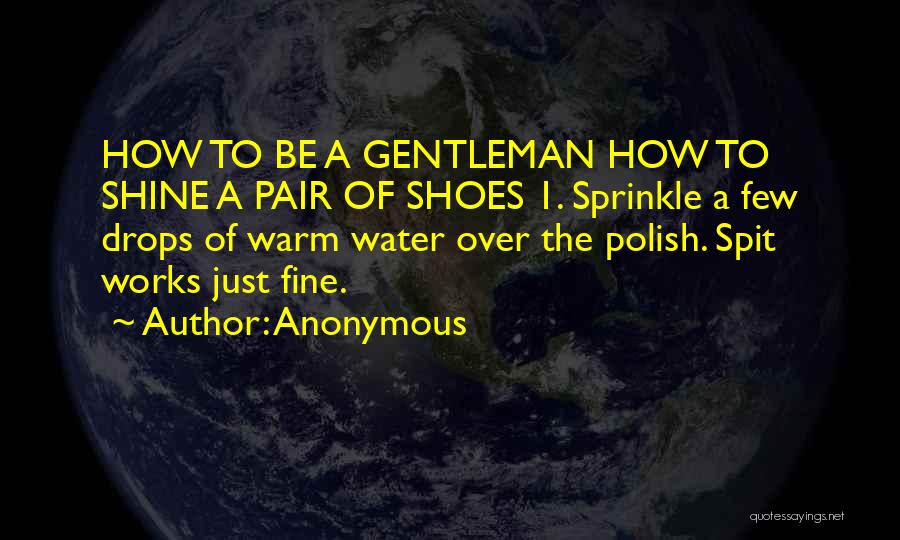 A Fine Gentleman Quotes By Anonymous