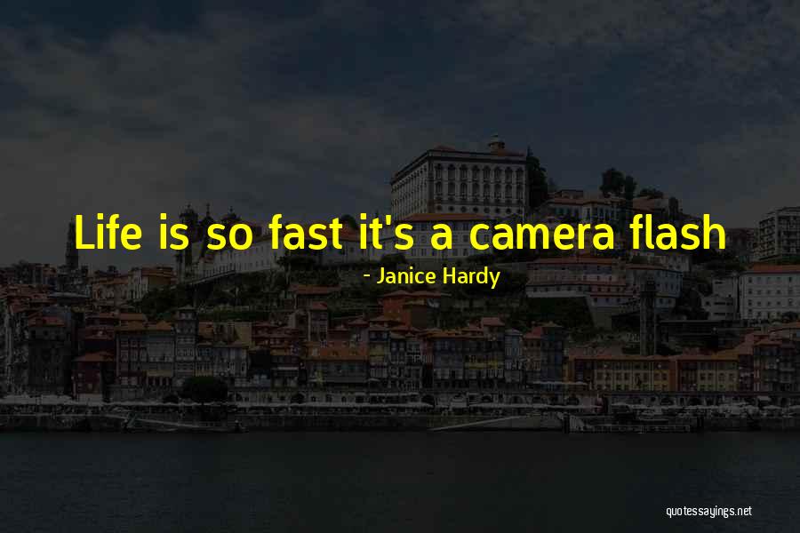 A Flash Quotes By Janice Hardy