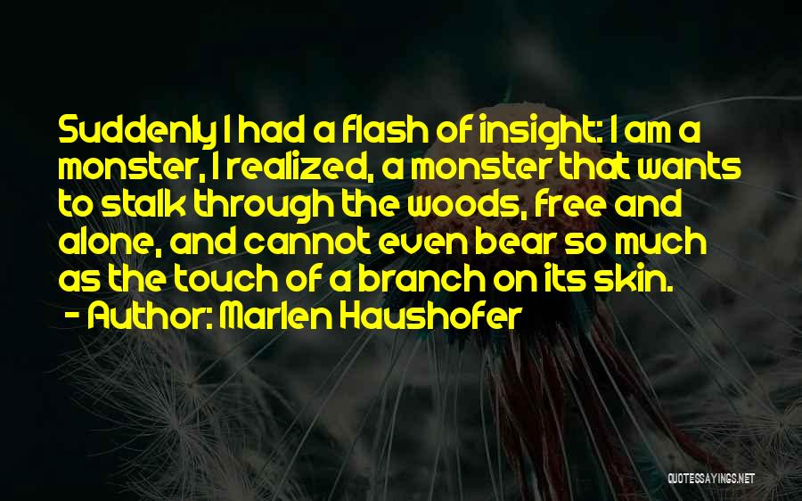 A Flash Quotes By Marlen Haushofer