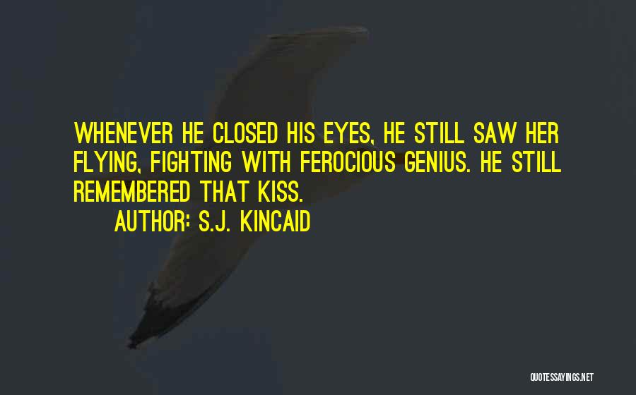 A Flying Kiss Quotes By S.J. Kincaid