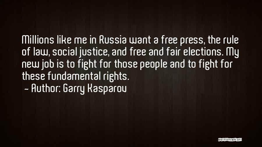 A Free Press Quotes By Garry Kasparov