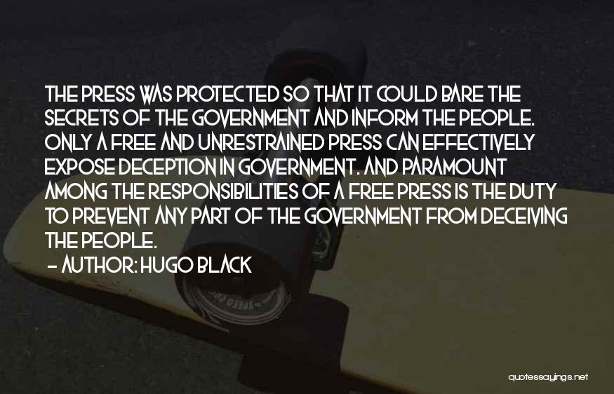 A Free Press Quotes By Hugo Black