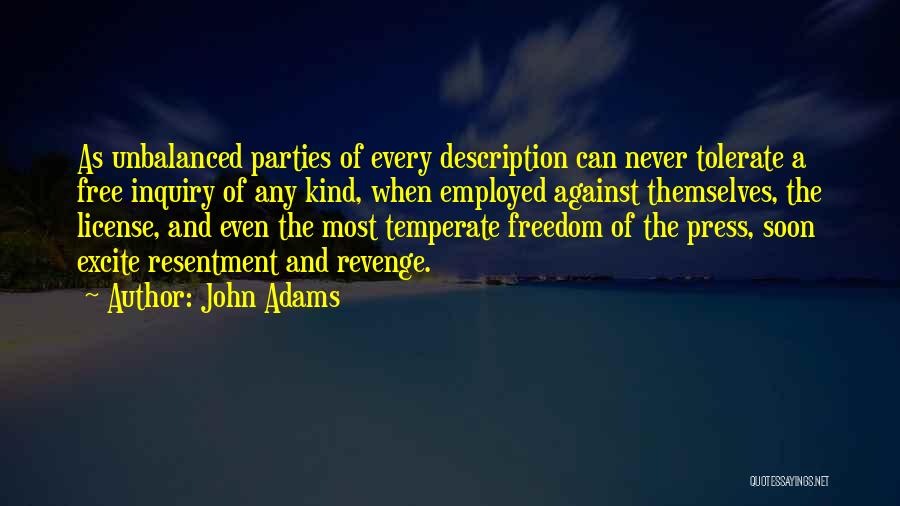 A Free Press Quotes By John Adams