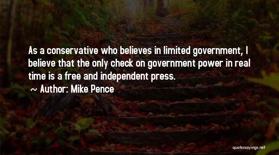 A Free Press Quotes By Mike Pence