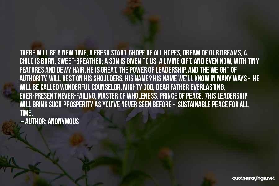 A Fresh Start Quotes By Anonymous