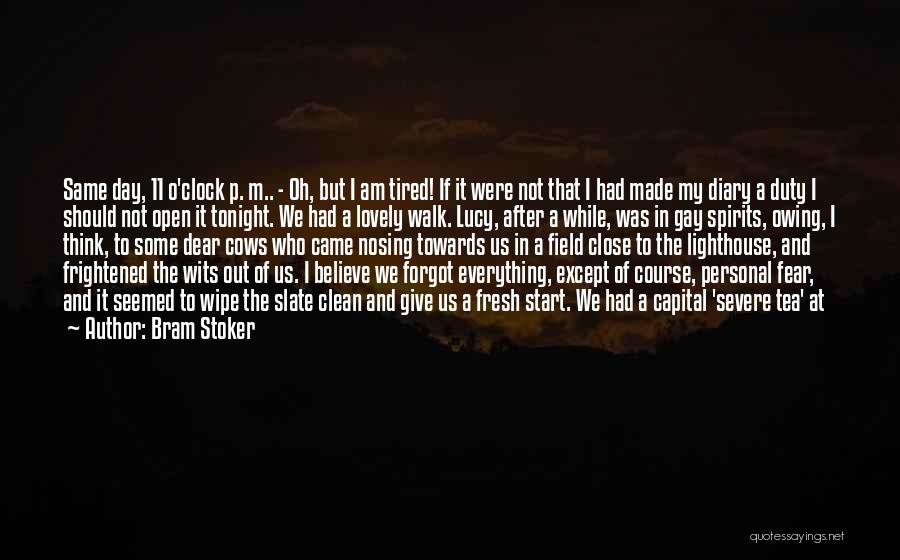 A Fresh Start Quotes By Bram Stoker