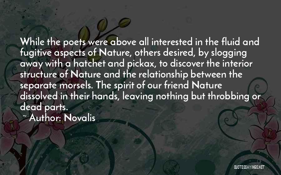 A Friend Is Leaving Quotes By Novalis