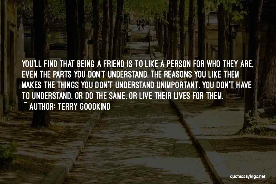 A Friend Like You Quotes By Terry Goodkind